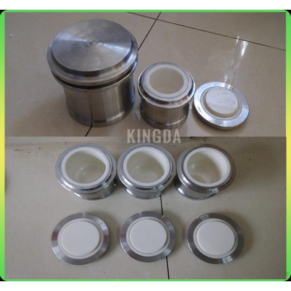 Из цирконии кубический мельничный банка с корпусом из нержавеющей стали используется для вертикальной планетарной шаровой мельницы