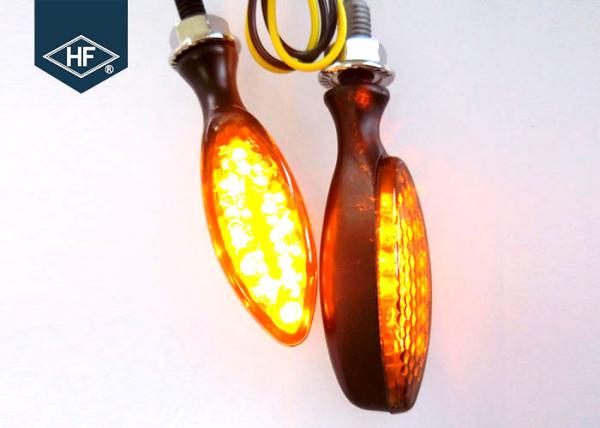Zinc Alloy Custom Motorcycle Turn Signals 5 Watt Power For Sport Bikes