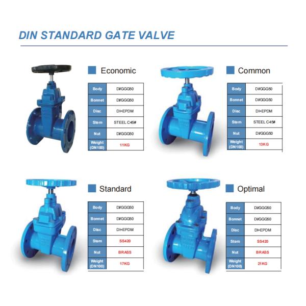 Robust Ductile Iron Gate Valve for Optimal Flow Control in Hydraulic Systems