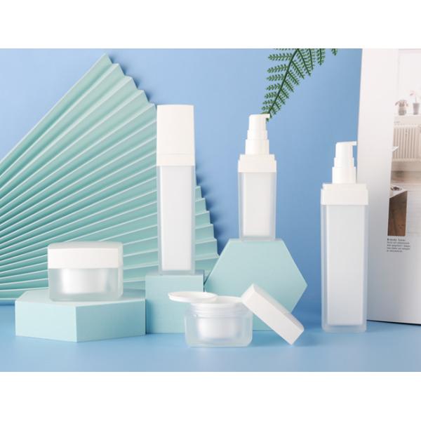 OEM ODM Round Cosmetic Acrylic Bottle And Jar For Face Body Cream