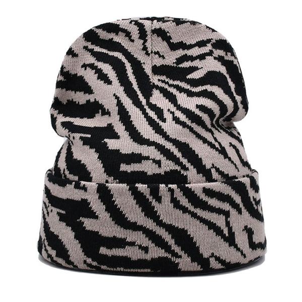 Gorro de malha de fábrica 20 anos tecido comum bordado/padrão em branco