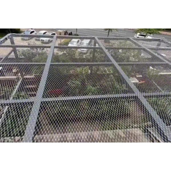 304 Stainless Steel Rope Mesh For Protective Safety Net Anti-Falling Steel Wire Mesh