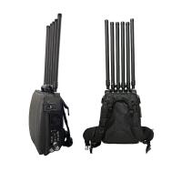 50W 70W Mochila Drone Jammer 400MHz 800MHz 1.2G 2.4G 5.2G 5.8G Anti FPV