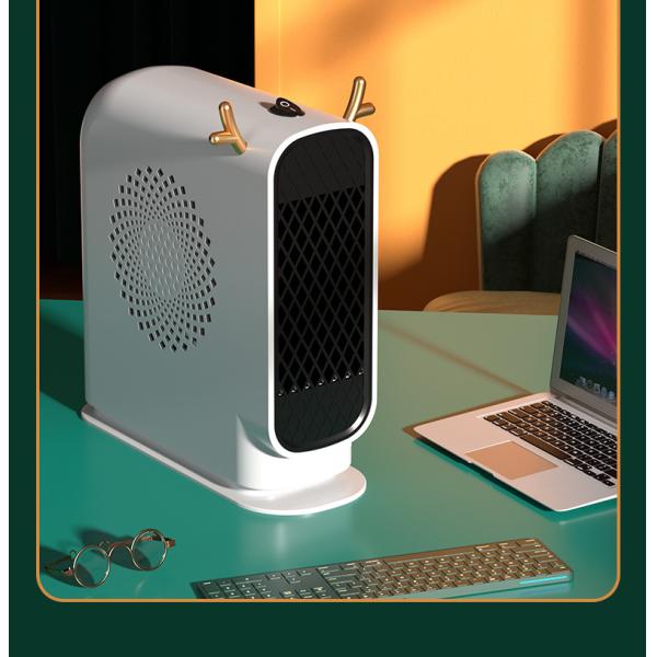 Installation PORTABLE Winter Indoor 500W Mini Desktop Retro Electric Heater Household