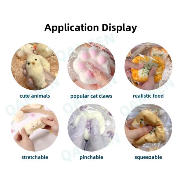 Deux composants en silicone gel en caoutchouc liquide squishy FDA approuvé