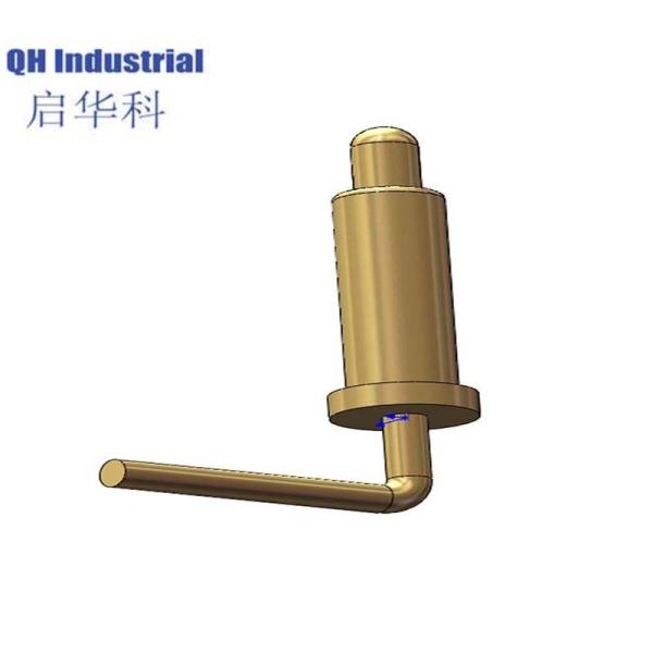 Plated Gold Pins Probe Spring PCB Welding Pogo Pin Contact Electrical Brass Copper Connector Terminal Male Female