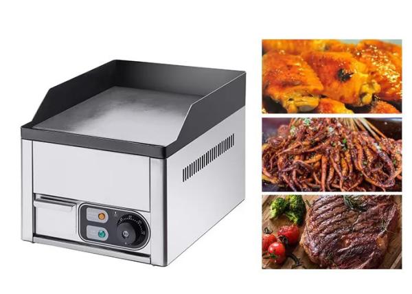 Full Grooved Snack Food Processing Equipment Table Top Non - Stick 2.2kw 13.9kg