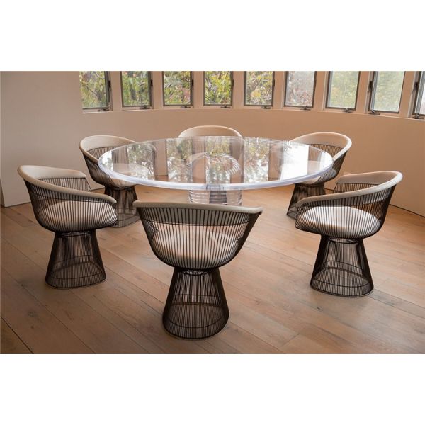 Modern Steel Wire Metal Frame Stainless Steel Armchair Wedding Chair Rental UK Dining Chair Design
