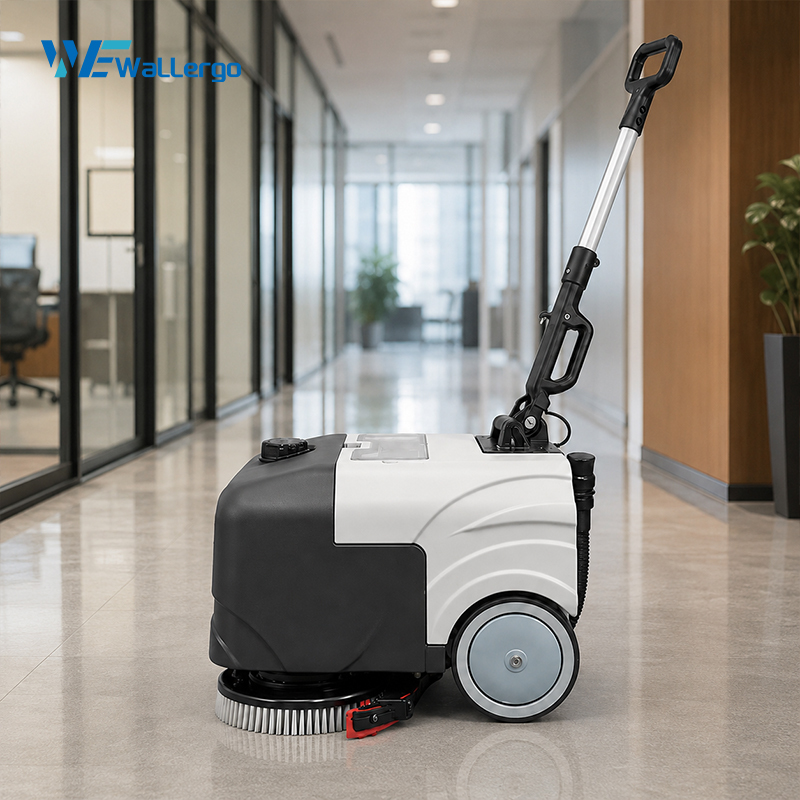 Electric Automatic Cleaning Floor Scrubber School Floor Cleaning Machine