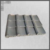 Telhado japonês da casa de chá da casa de campo de Grey Slate Roof Tile For do estilo do taoismo