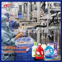 4 Heads Detergent Fabric Softener Filling Machine With SUS304 And SUS316L Materials
