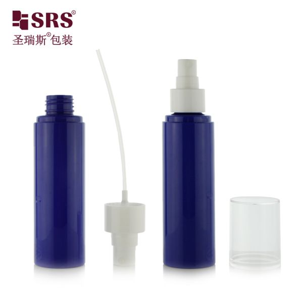 T120D42N24 120ml PET Plastic Spray Pump Bottle For Fragrance Mist No Leakage Customization Color Logo