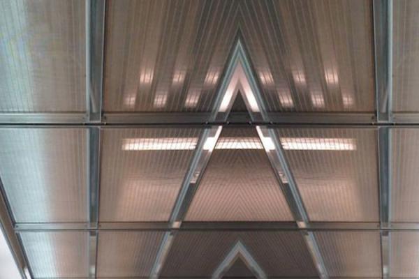 Dustproof Stainless Steel Ceiling Panels Wear Resistance Not Fade Ensure Flatness