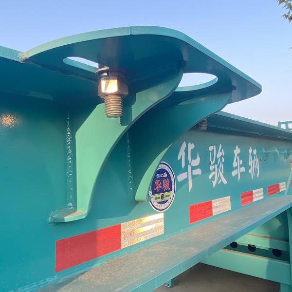 3 Axles Lowbed Trailer with Mechanical Suspension CIMC HUAJUN Stock