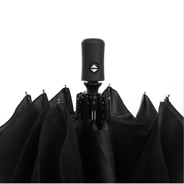 Steel Ribs Personalized Customized Fold Umbrella with Print Logo Open Diameter 95cm