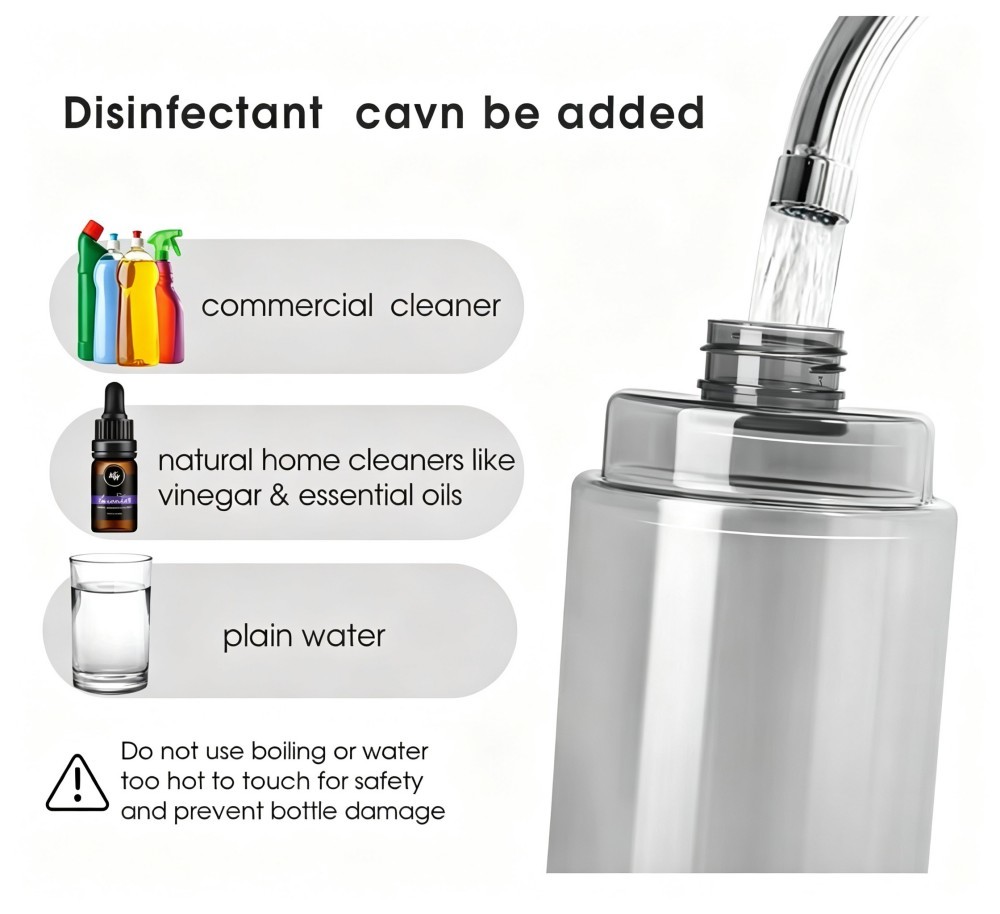 Dry and Wet Floor Cleaning Spray Mop 360 Degree Rotation Lazy Spray Flat Mop