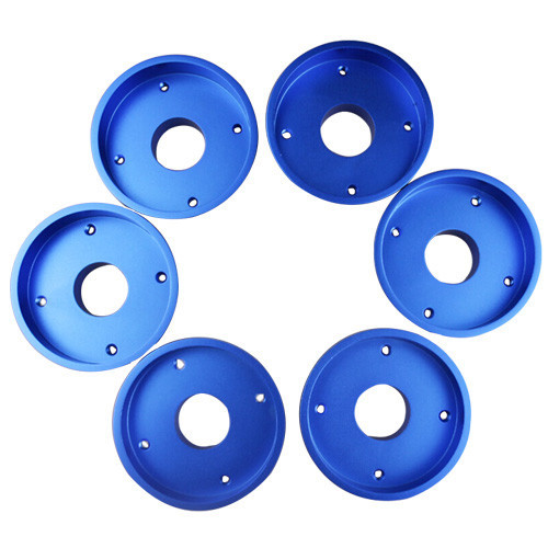 Части CNC голубой оксидации 0.02MM алюминиевые 4 мельницы CNC оси