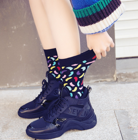 Fashionable Breathable Women's Novelty Socks Lovely Any Pattern Available