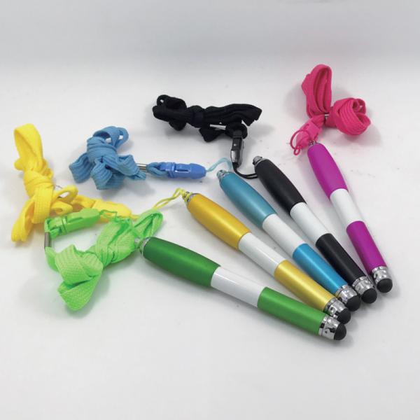 Retractable Lanyard Pen Officeworks For Teacher Black Blue