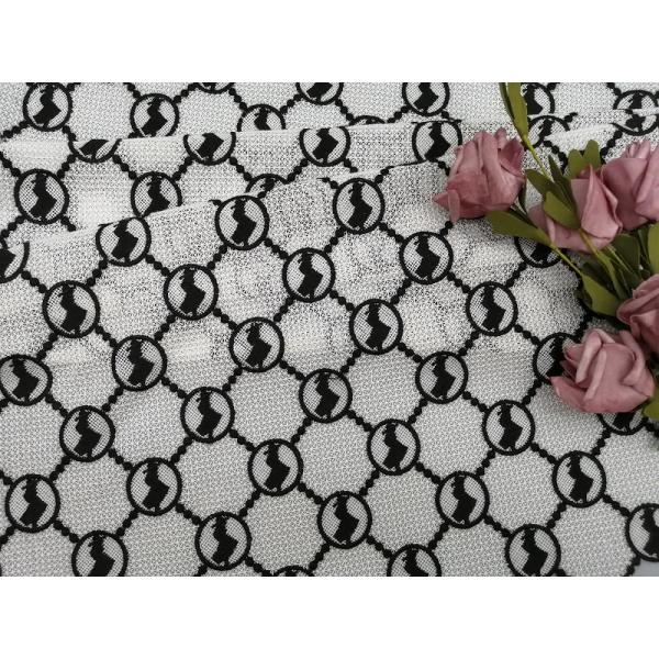 Химическая расстворимая в воде ткань шнурка вязания крючком постельных принадлежностей вышивки