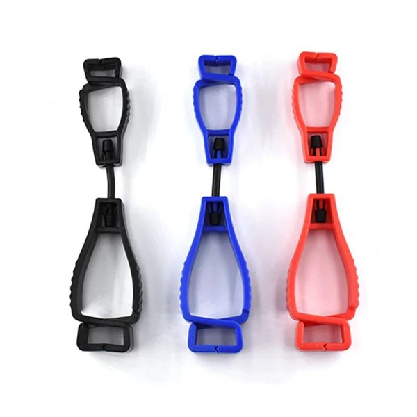 Custom Safety Hand Glove Clip Polyoxymethylene Interlock Plastic Glove Clips for Label Work