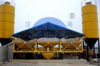 HZS75 High Efficiency Stationary Concrete Batching Plant, 750 L Cement Mixing Plant