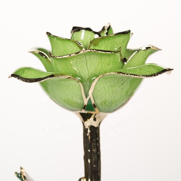24k Gold Plated Rose  Handmade  Eternal Rose for Christmas Day Wedding Decoration Wholesale Preserved Roses Factory