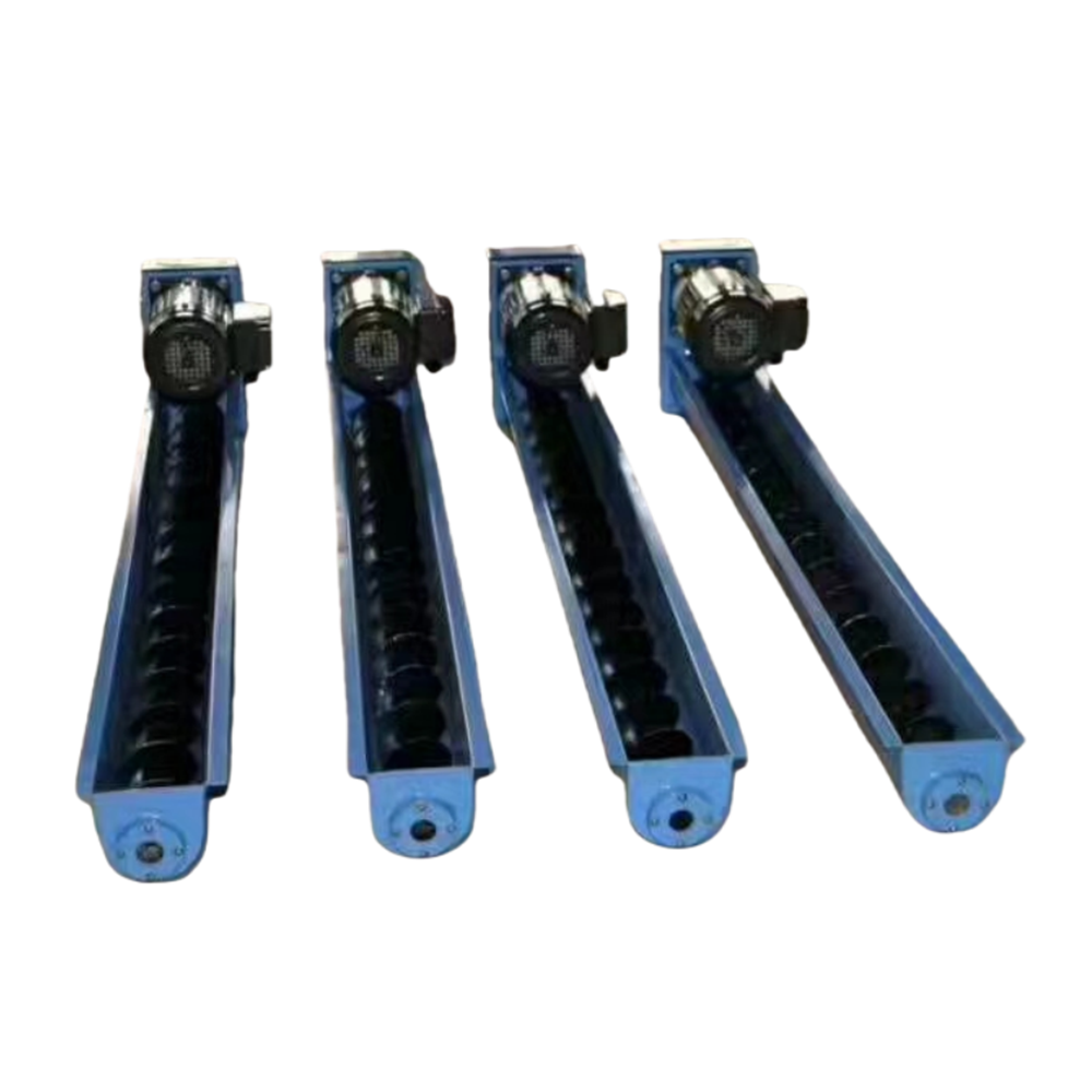 Custom Screw Conveyor Chain Scraper Screw Crusher Waste Material Screw Conveyor Stainless Steel U-Type Screw Crusher for Industrial Plants