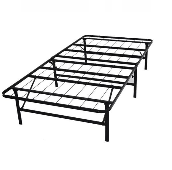 Space Saving Steel Foldable Bed Frame for Small Bedrooms and Apartments