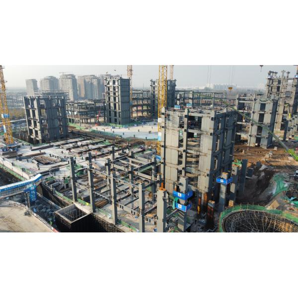 Solid H Shape I Beam Cadre d'entrepôt Durabilité Panneau sandwich en acier avec accessoires de couleur personnalisés