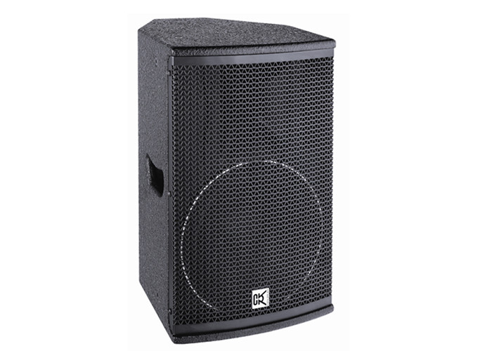 Small Active Pa Speaker Amplifiered Dj Rugged Black Paint CE / RoHS