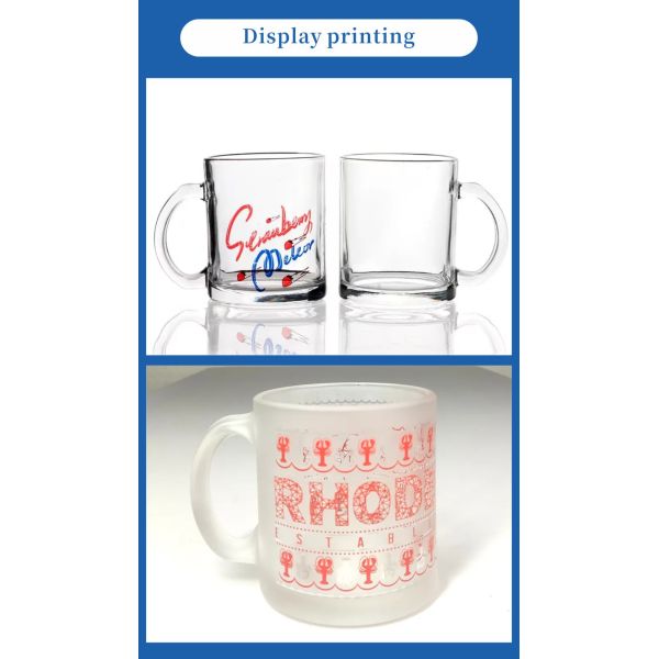 Factory Direct 11oz Frosted Glass Cup for Sublimation Personalized 11oz Mug for Promotional & Business Gifts