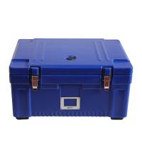 LLDPE Top Loading Food Pan Carrier 25L Blue Thermal Food Transport Boxes