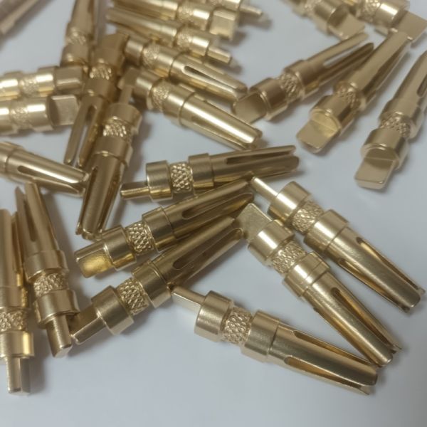 Customized H62 Brass Roller Groove Cnc Milling Connector Spare Parts