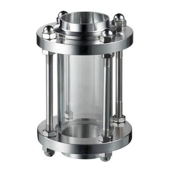 Hygienic Industrial Sight Glasses For Pressure Vessels , High Pressure Sight Glass
