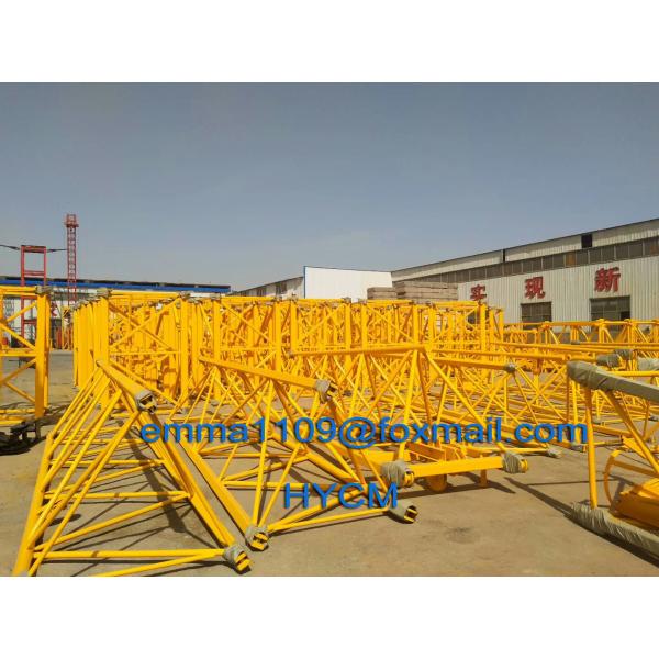 6 TON QTZ5015 Grúa de torre giratoria superior de 165 pies Fabricante de booms Craen