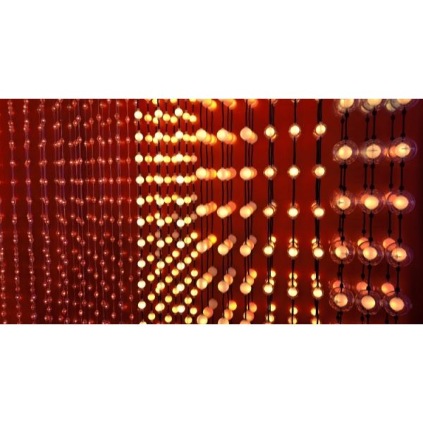 Pixel Controlled Dynamic DMX512 D100mm LED Pixel 3D Ball String Light