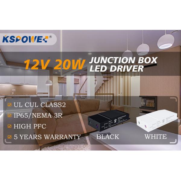 Smart Remote Controlled 20W 12V/24VDC LED Strip Light Transformer Lighting Transformer 120VAC/230VAC with Aluminium Case