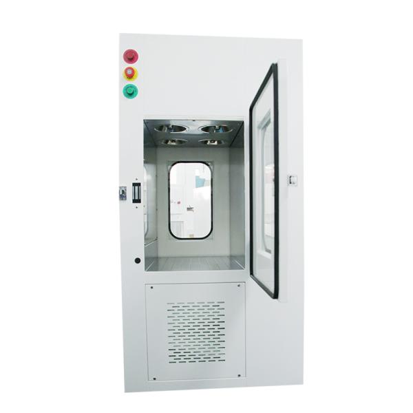 Коробки пропуска чистой комнаты ливня воздуха 304 SUS внутренний с соплами пудрит покрытие