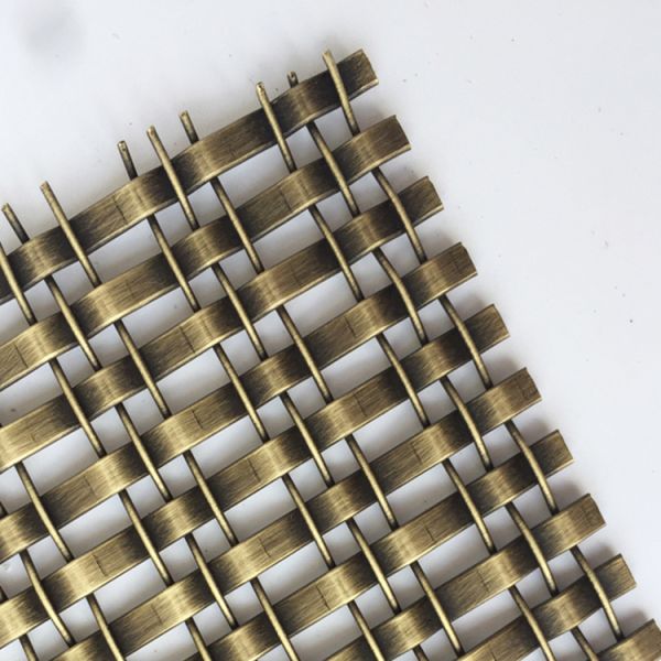 Customized Width Customized Architectural Metal Fabric Ideal Solution for Interior Exterior Wall Coverings and Sunshades