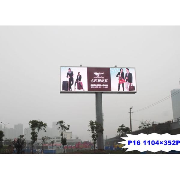 Digital Outdoor Advertising LED Display High Brightness P10 P16 Static Scan Mode
