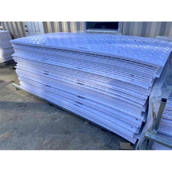 esteiras plásticas de Rig Mats For Heavy Duty Road do pântano do HDPE azul provisório de 2×8ft
