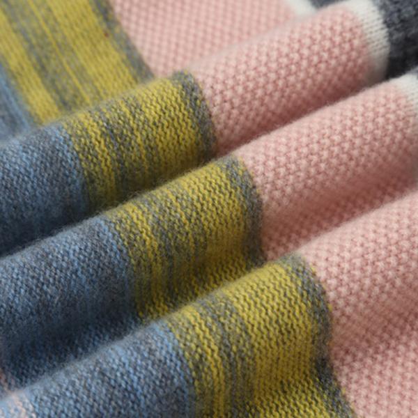 Шея o Striped Bespoke пуловер свитеров Unisex длинным связанный рукавом