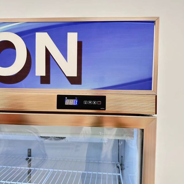 Supermarket Clear Door Fridge Vegetable Showcase Refrigerator