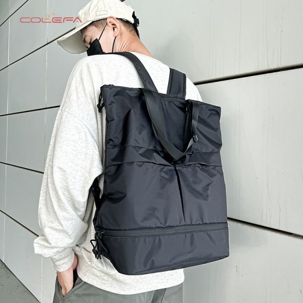 New Arrival Unisex Backpack Shoulder Bag Large Capacity Water-Resistant Nylon Fabric with Custom Printed Logo Backpack Wholesale