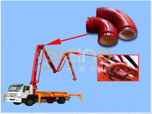 Concrete Pump Car Spare Parts Wear Resistant Concrete Pump Reducer