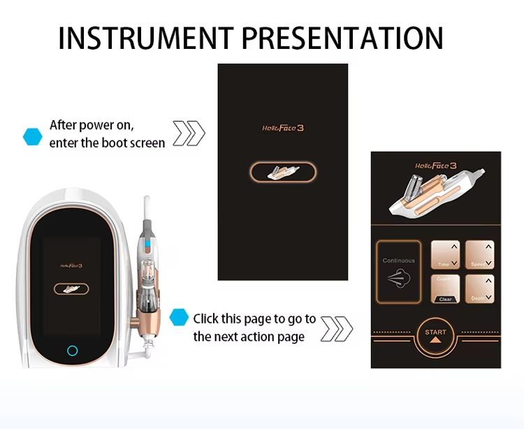High Pressure Needle Free Mesotherapy Skin Rejuvenation Beauty Machine