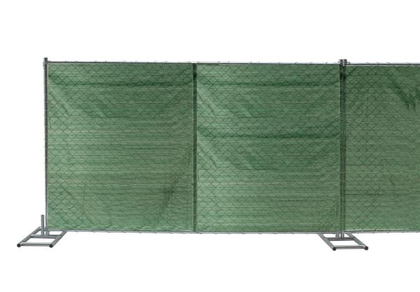 chain link temporary construction fence panels 6FT X 10F Mesh 2 3/8  x 2 3/8 ( 60mm x 60mm ) x 12 gauge wire