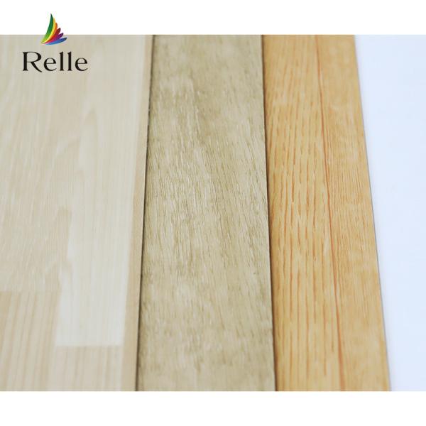 Restaurant Linoleum Flooring Rolls Wood Look UV Resistant Heterogeneous Sheet