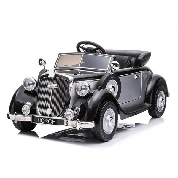 Двухместный 12В детский автомобиль с дистанционным управлением и картонным размером 138*63*40 см